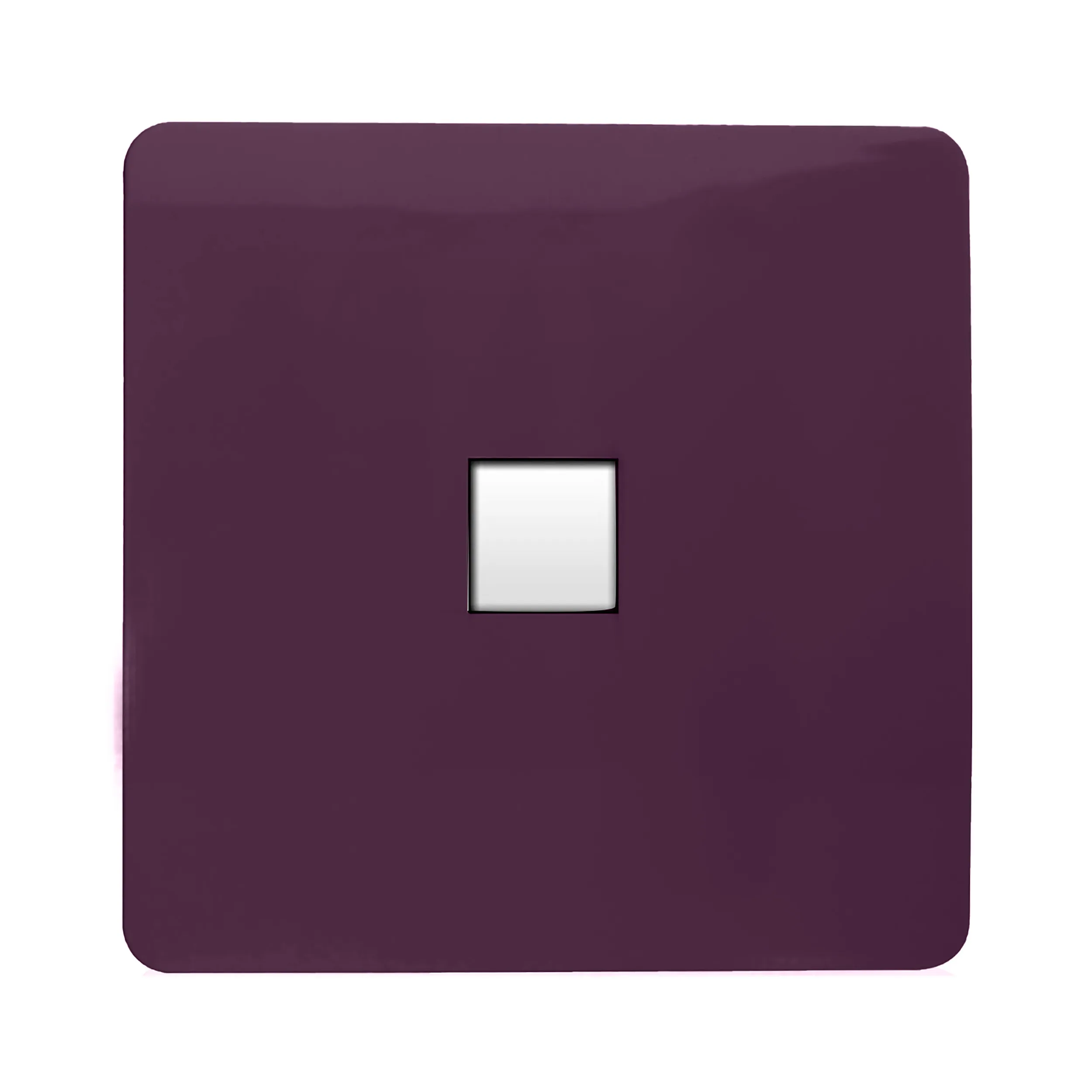 ART-PCPL  Single PC Ethernet Cat 5 & 6 Data Outlet Plum